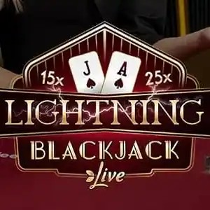 Enjoy Lightning Blackjack by Evolution – logo hosted on dazardbet.it