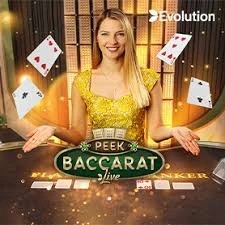 Peek Baccarat casino game by Evolution – featured logo at DazardBet Casino