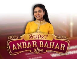 Super Andar Bahar slot visual from Evolution available on dazardbet.it